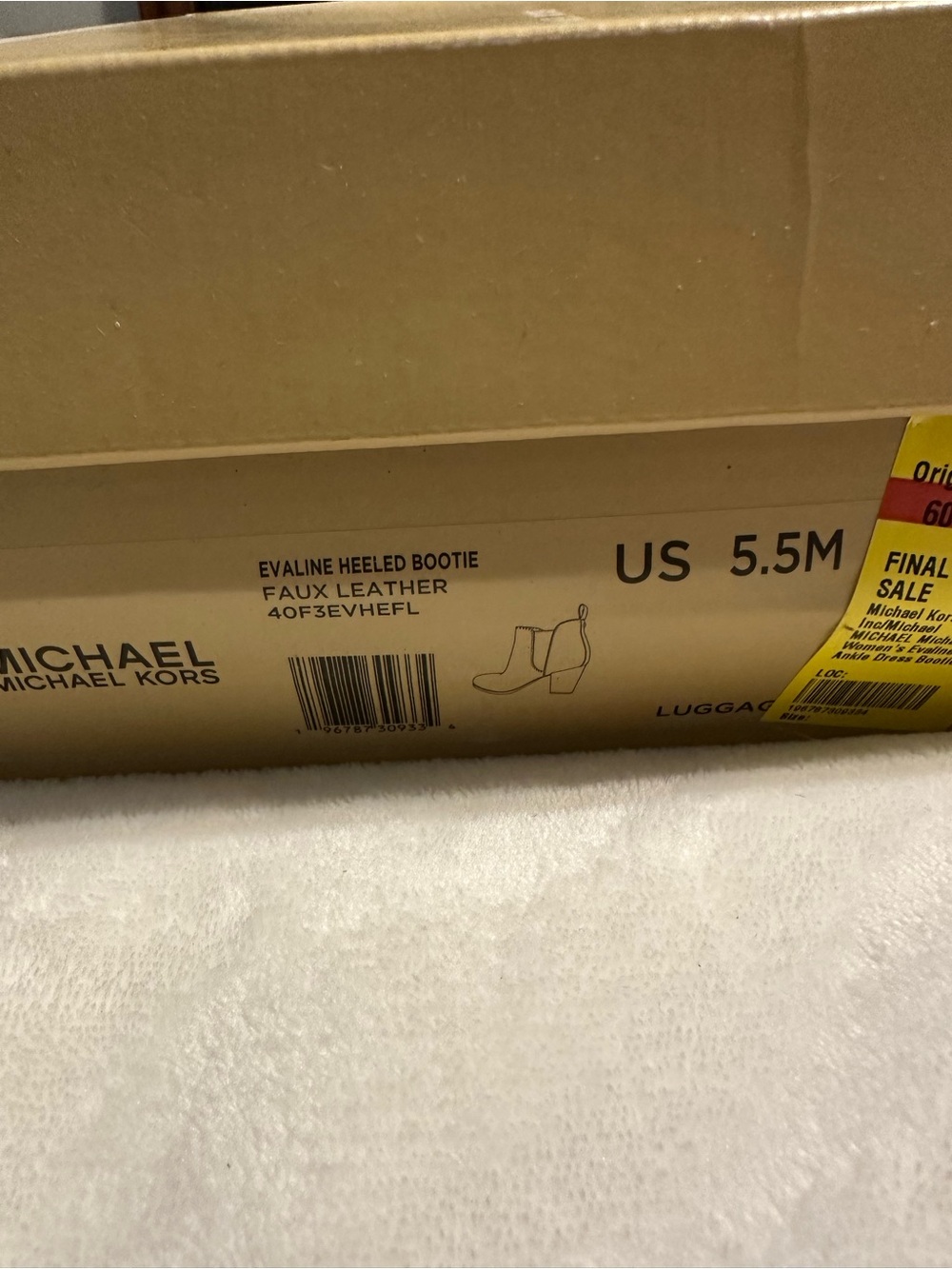Michael Kors Tan Brown Chelsea Block Heel Ankle Boots - Picture 7 of 7